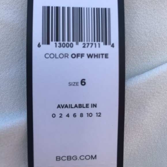 BCBG white gown - Picture 5 of 5